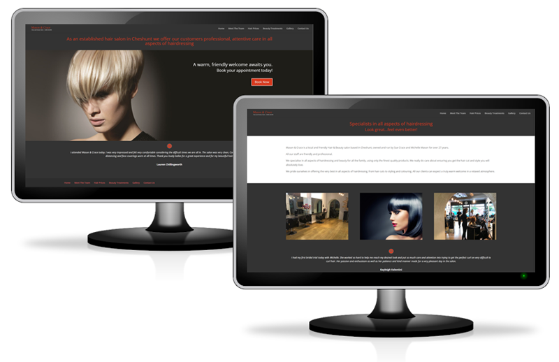New website for Mason and Crace