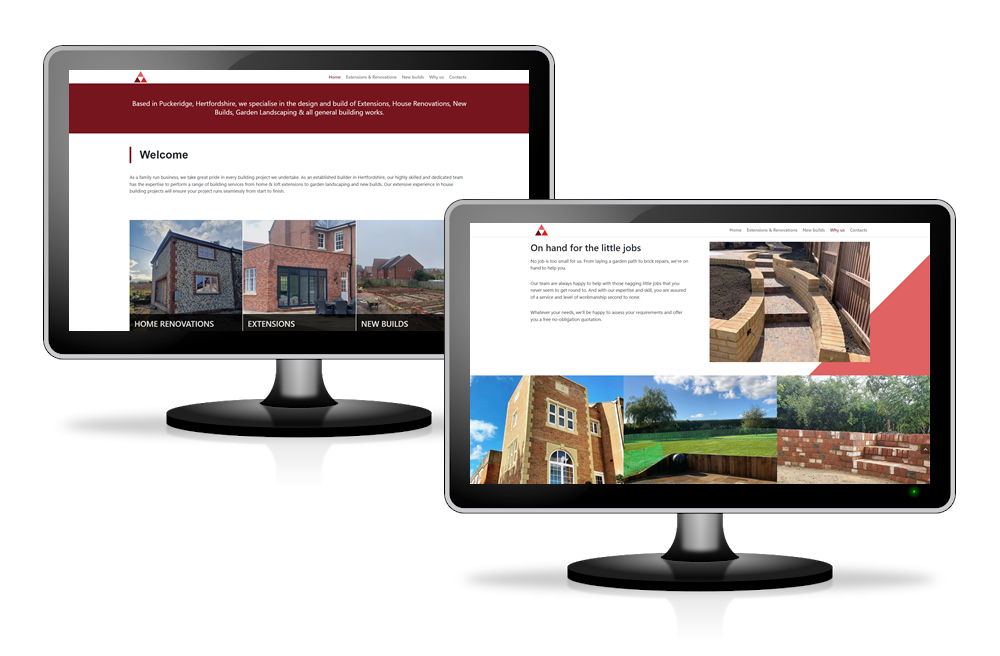 New Website for builder in Hertford