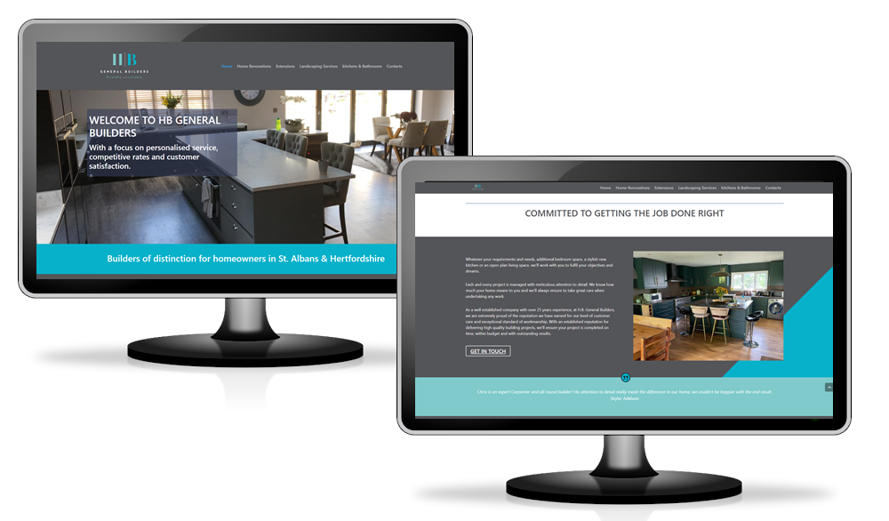 New Website for builder in Hertfordshire