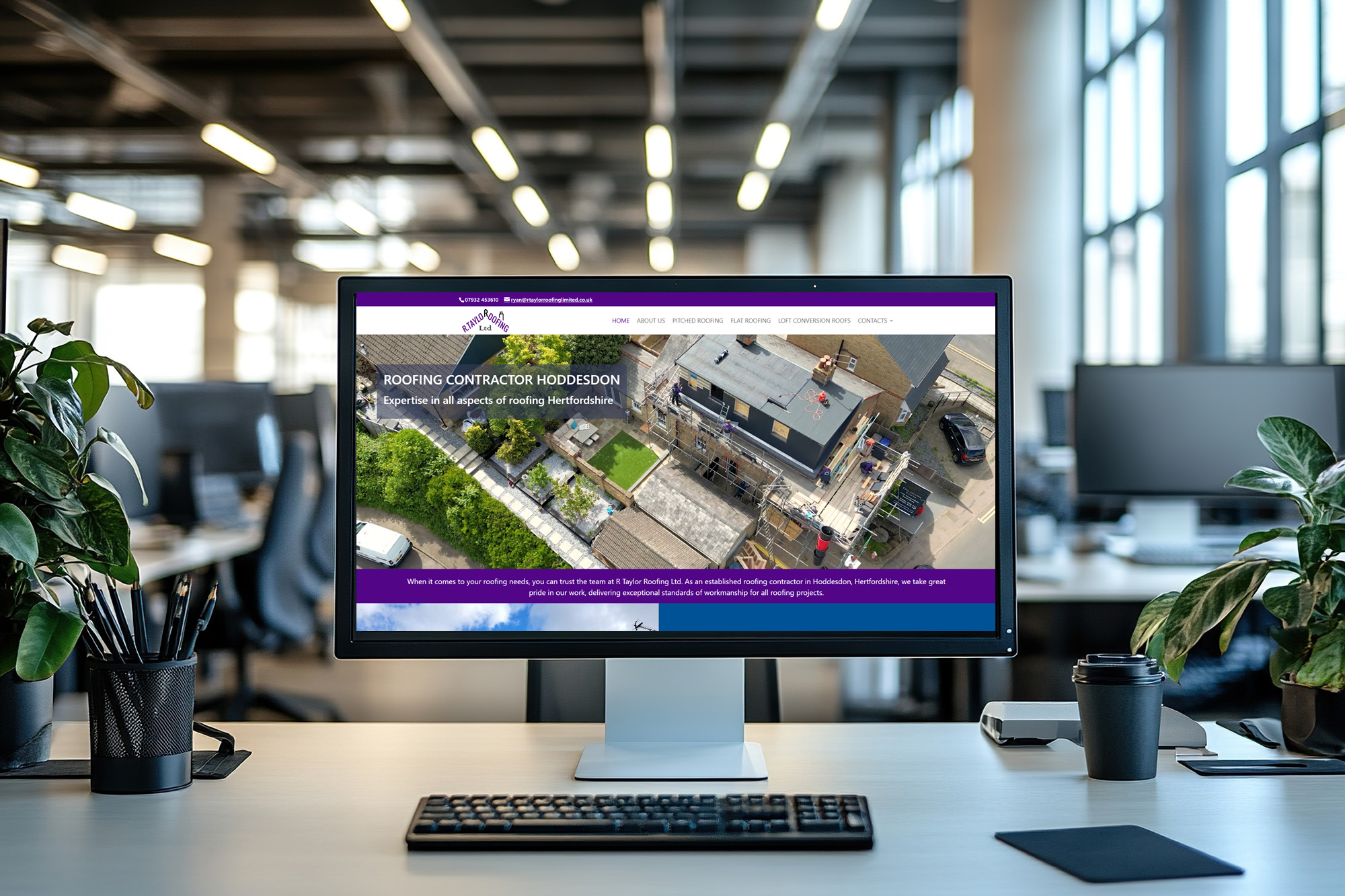 High quality web design in Hertford