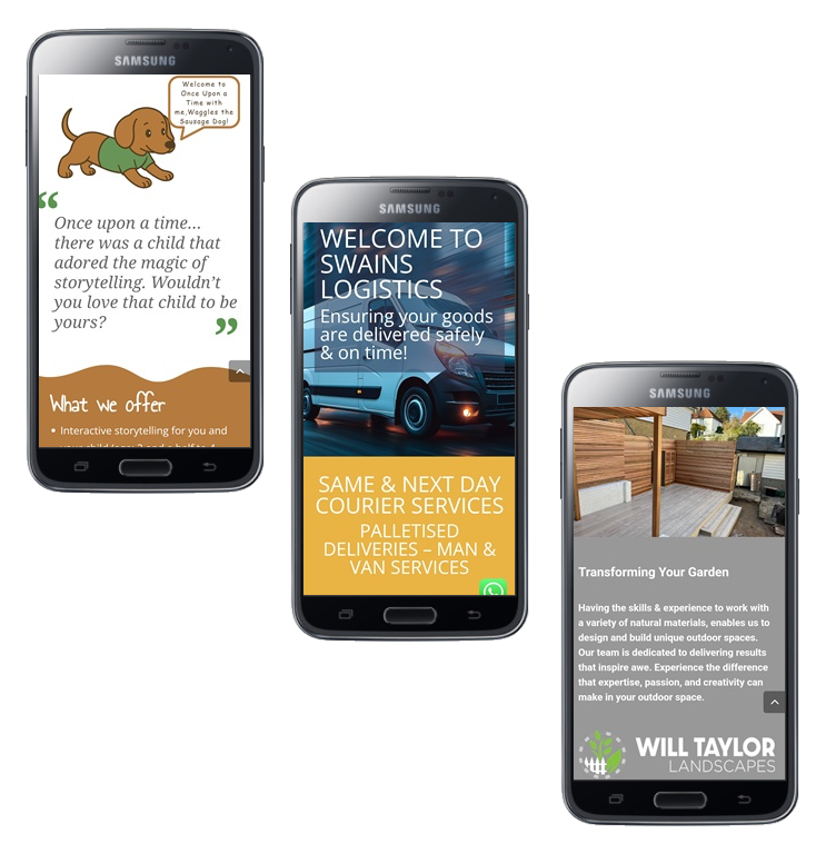 Mobile friendly web design