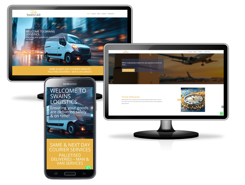 New Website for logistics company in Hertfordshire