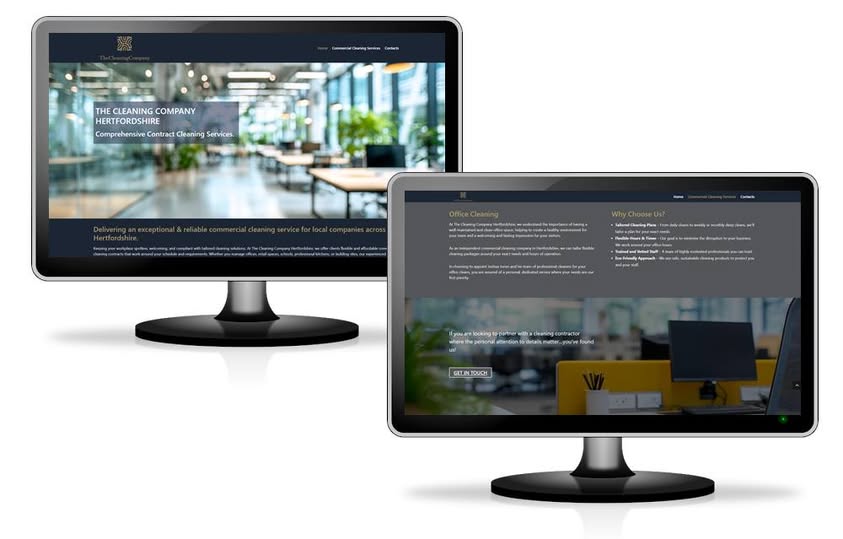 Website for Cleaning Company in Hertfordshire