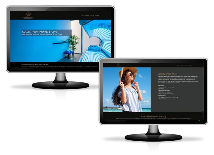 Website for Tanning Salon