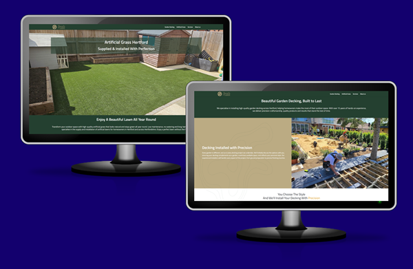 New website for landscaping company in Hertford