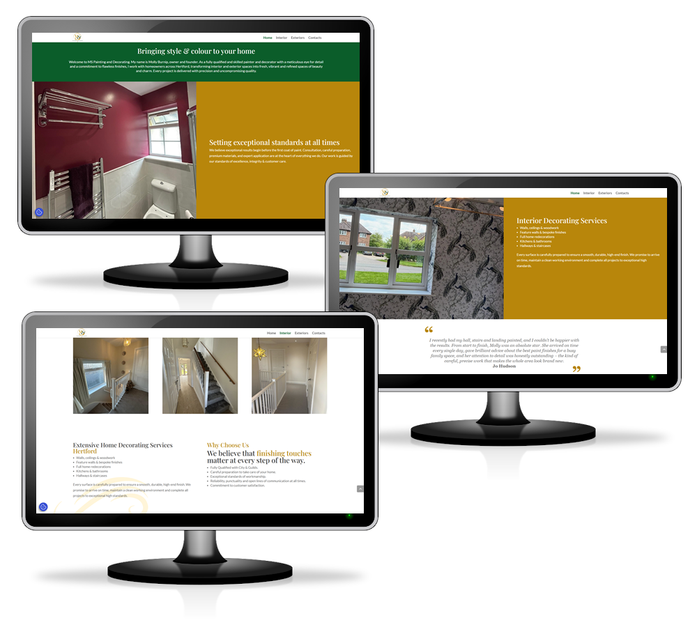 New Website for Painter & Decorator