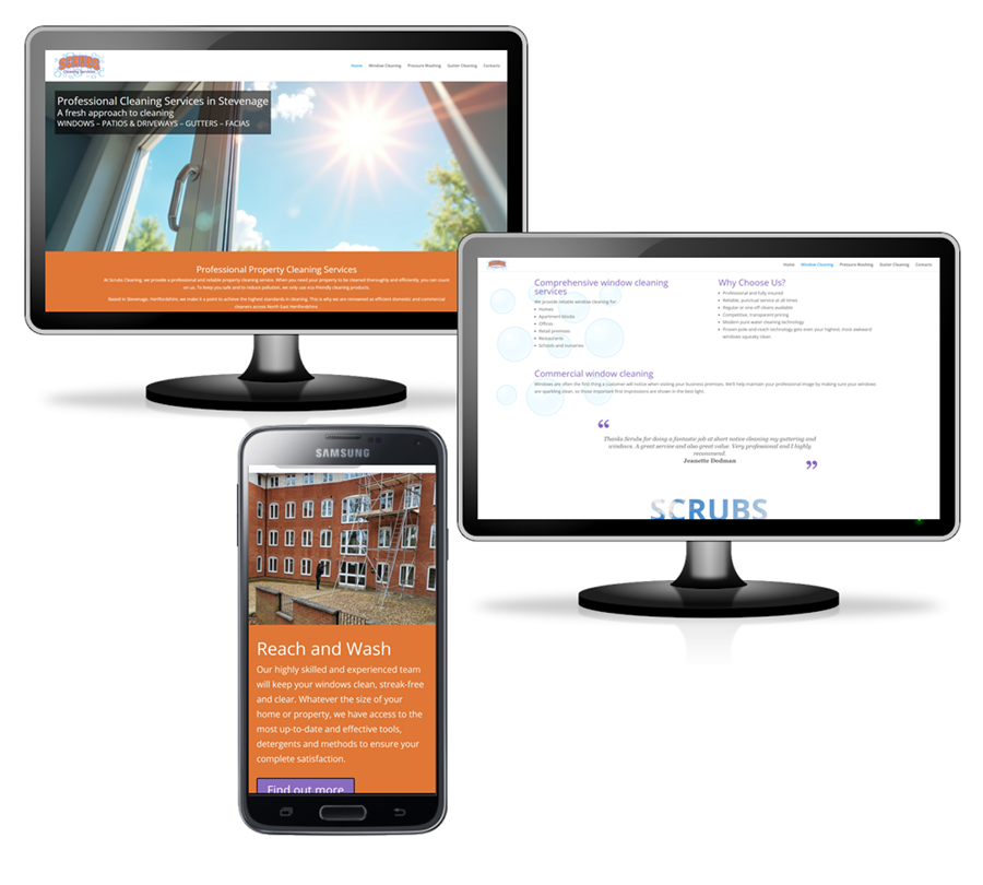 New Website for window cleaning company